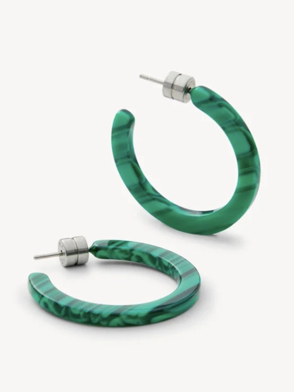 Machete Malachite Mini Hoops
